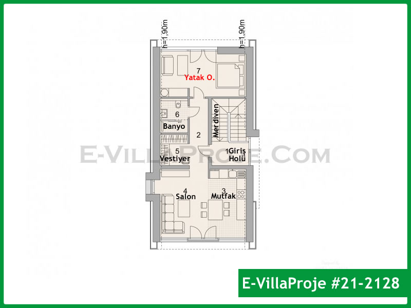 Ev Villa Proje #21 - 2128 Galeri Görseli 2