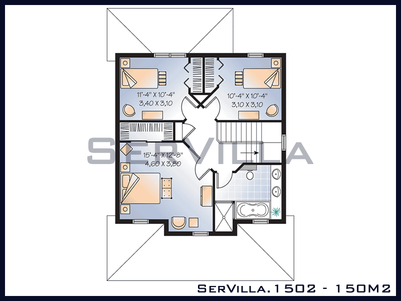 150 m2 celik villa modeli 2 celik villa celik ev anahtar teslim ev villa sistemleri